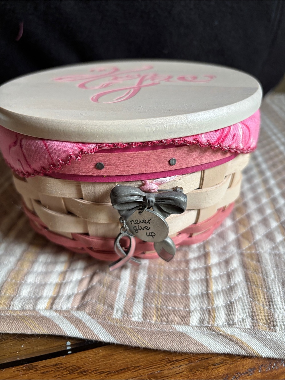 2010 Longaberger Horizon of Hope Basket Set